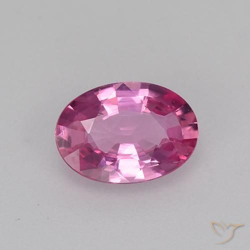 0.62ct طبيعي أرجوانى متوسط زفير, بيضوي, VVS