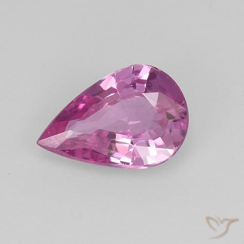0.64ct طبيعي سانجريا غامق زفير, شكل الكمثرى, VVS-VS