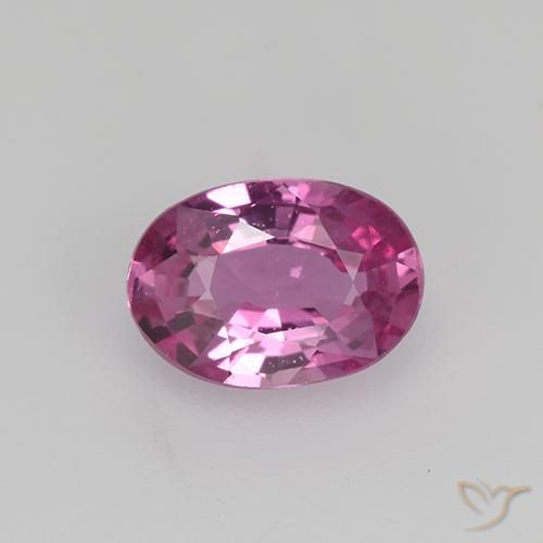 0.68ct طبيعي وردى متوسط زفير, بيضوي, VVS-VS