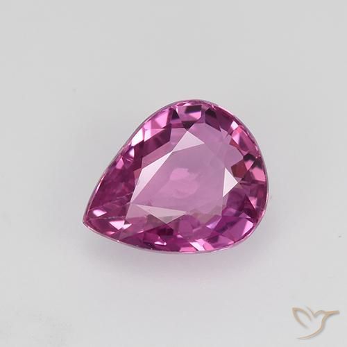 0.97ct طبيعي أرجواني زفير, شكل الكمثرى, VVS-VS