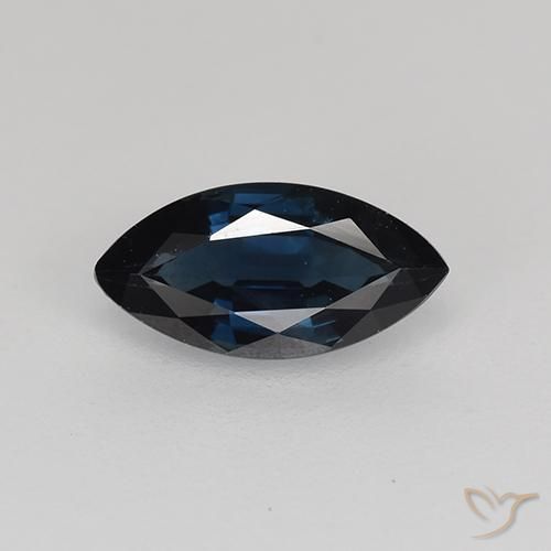 0.69ct طبيعي أزرق غامق زفير, ماركيز, VVS-VS