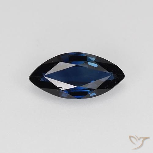 0.58ct طبيعي أزرق الليل زفير, ماركيز, VVS-VS
