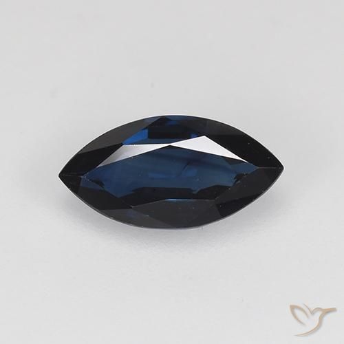0.72ct طبيعي أزرق منتصف الليل زفير, ماركيز, VVS-VS