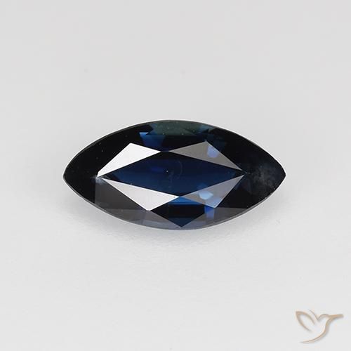 0.70ct طبيعي أزرق غامق زفير, ماركيز, VVS-VS
