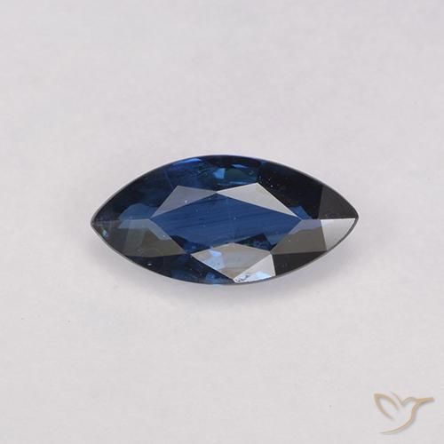 0.55ct طبيعي أزرق بحرى زفير, ماركيز, قليلا جدا