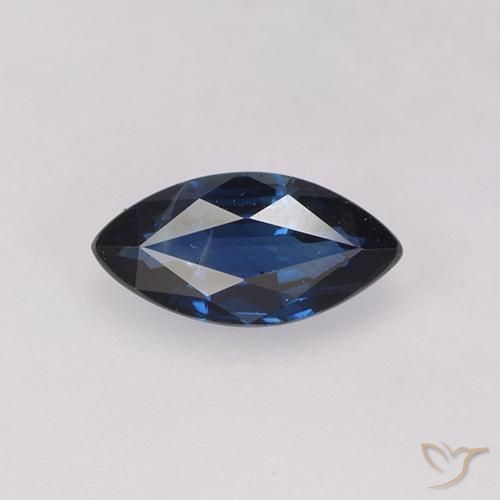 0.71ct طبيعي أزرق الشفق زفير, ماركيز, قليلا جدا