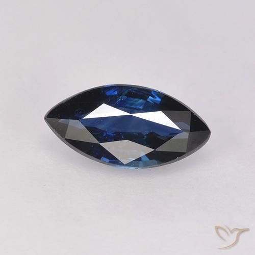 0.76ct طبيعي أزرق منتصف الليل زفير, ماركيز, VVS-VS