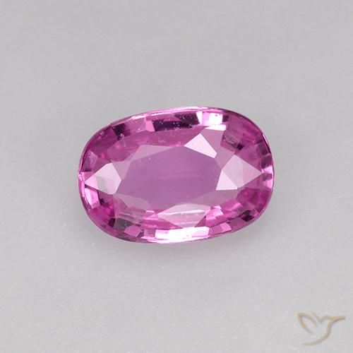 0.71ct طبيعي وردى متوسط زفير, بيضوي, VVS-VS