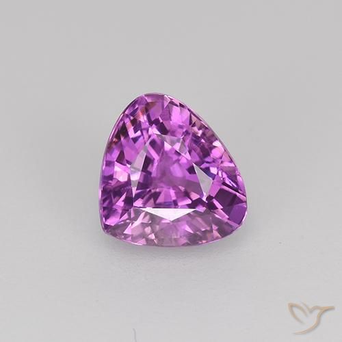0.89ct طبيعي أرجوانى بنفسجى زفير, شكل الكمثرى, VVS-VS