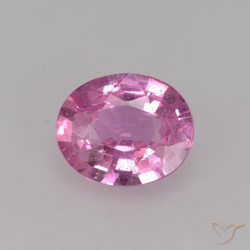 0.66ct طبيعي وردى متوسط زفير, بيضوي, VVS-VS