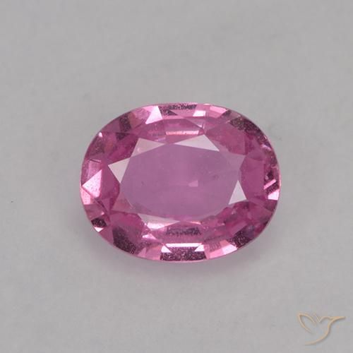 0.73ct طبيعي وردى متوسط زفير, بيضوي, VVS-VS