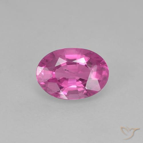 0.48ct طبيعي وردى متوسط زفير, بيضوي, قليلا جدا