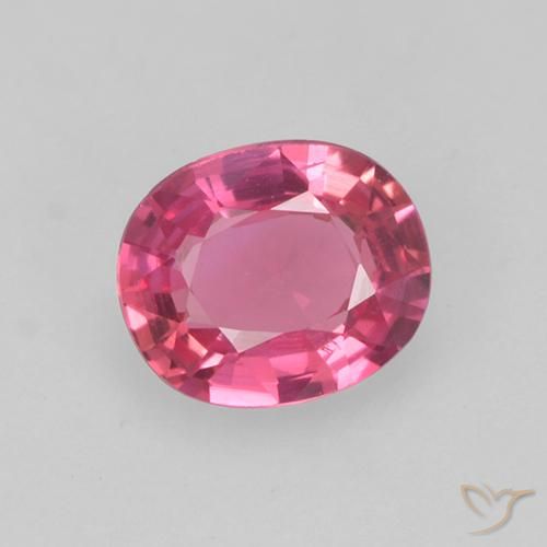 0.42ct طبيعي وردى ماجنتى زفير, بيضوي, قليلا جدا