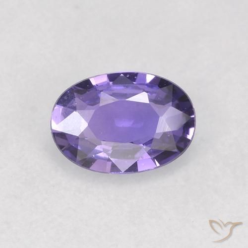 0.50ct طبيعي بنفسجى غامق زفير, بيضوي, VVS-VS