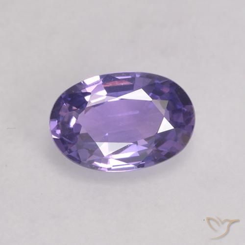 0.53ct طبيعي بنفسجى متوسط زفير, بيضوي, قليلا جدا