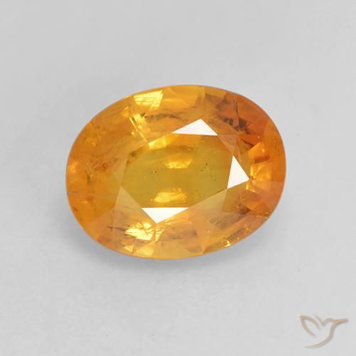 1.81ct طبيعي برتقالى متوسط زفير, بيضوي, VS-SI