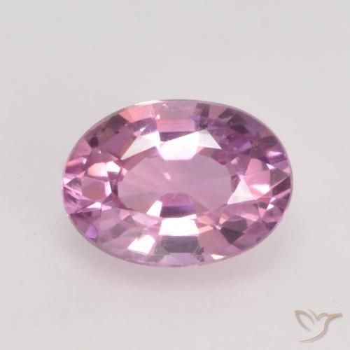 0.61ct طبيعي وردى فاتح جدا زفير, بيضوي, VVS-VS