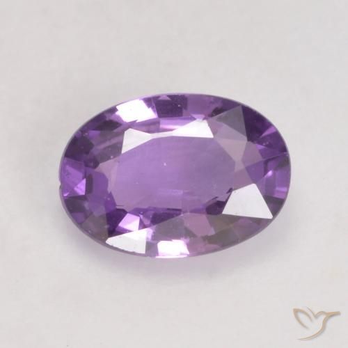 0.48ct طبيعي بنفسجى سوسنى زفير, بيضوي, قليلا جدا
