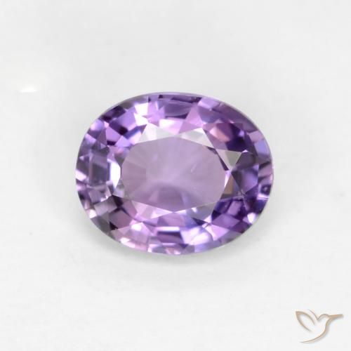 0.58ct طبيعي بنفسجي أرجواني زفير, بيضوي, قليلا جدا