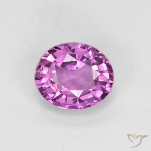 0.67ct طبيعي أرجوانى بنفسجى زفير, بيضوي, VVS-VS
