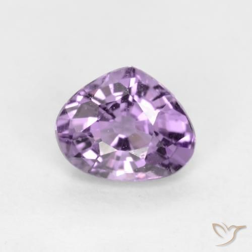 0.39ct طبيعي بنفسجى متوسط زفير, شكل الكمثرى, VVS-VS