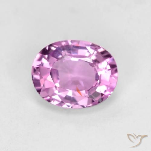 0.71ct طبيعي بنفسجى فاتح زفير, بيضوي, قليلا جدا