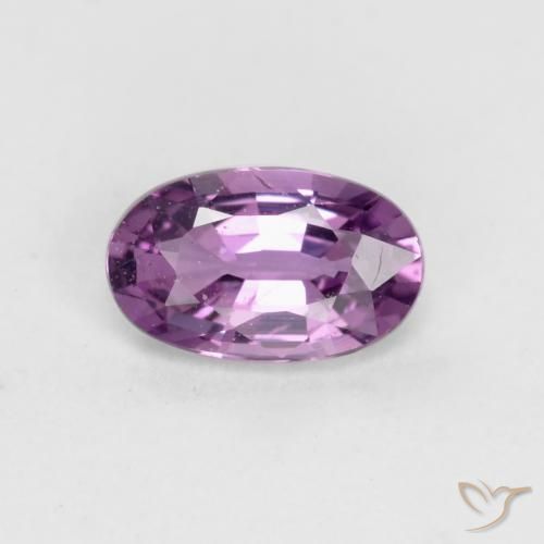 0.40ct طبيعي أرجواني زفير, بيضوي, قليلا جدا