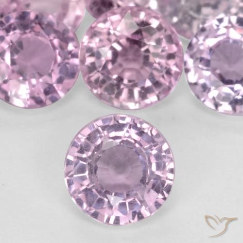 0.41ct طبيعي وردى كرزى فاتح زفير, دائري, قليلا جدا