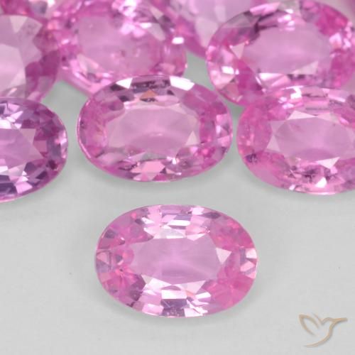 0.50ct طبيعي أرجوانى متوسط زفير, بيضوي, VVS-VS