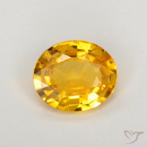 0.64ct طبيعي ذهبى متوسط زفير, بيضوي, VVS-VS
