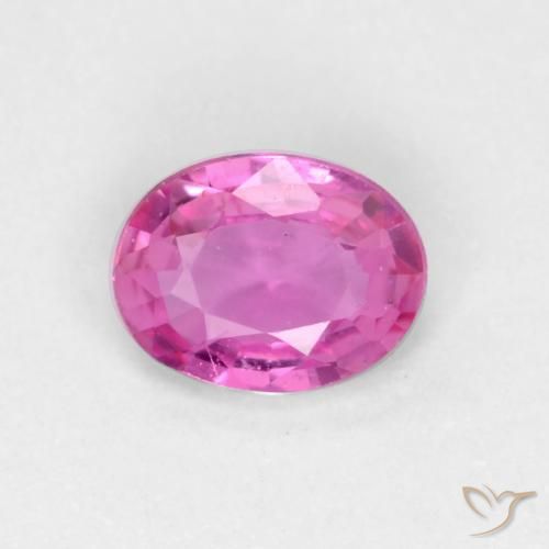 0.32ct طبيعي أرجوانى متوسط زفير, بيضوي, قليلا جدا