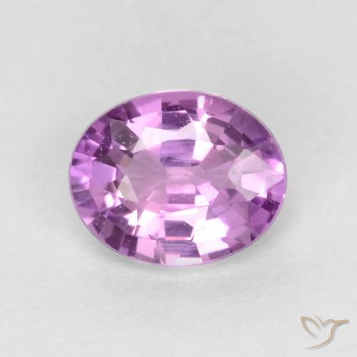 0.48ct طبيعي أرجوانى ليلك زفير, بيضوي, VVS-VS