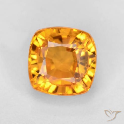 0.70ct طبيعي برتقالى متوسط زفير, وسادة, قليلا جدا