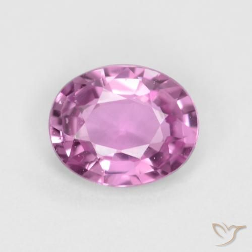 0.41ct طبيعي أرجوانى كثيف زفير, بيضوي, VVS-VS