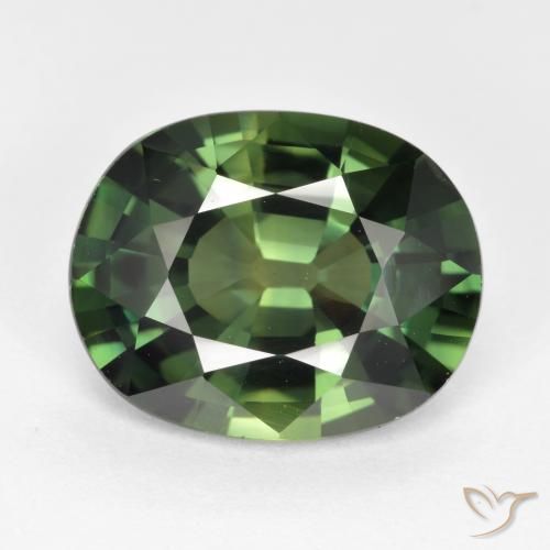6.06ct طبيعي أخضر ترابى زفير, بيضوي, VVS