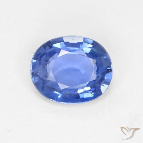 0.66ct طبيعي أزرق بحرى فاتح زفير, بيضوي, قليلا جدا