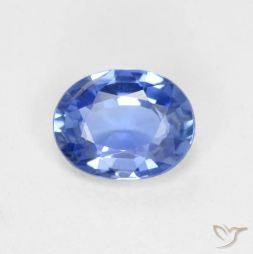 0.62ct طبيعي أزرق فاتح زفير, بيضوي, قليلا جدا