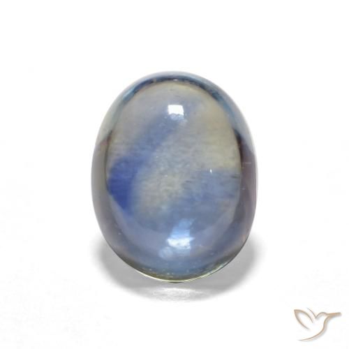 0.61ct طبيعي أزرق بحرى زفير, بيضوي, شفاف