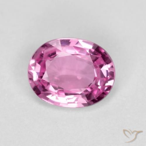 0.39ct طبيعي وردى كثيف زفير, بيضوي, VVS-VS
