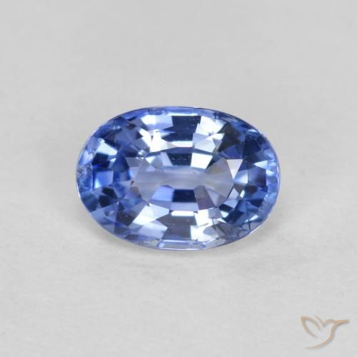 0.55ct طبيعي أزرق داكن متوسط زفير, بيضوي, VVS-VS