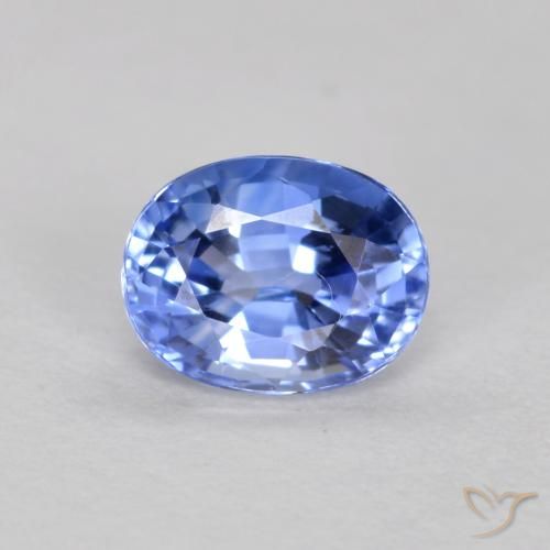 0.50ct طبيعي ازرق غامق زفير, بيضوي, VVS-VS