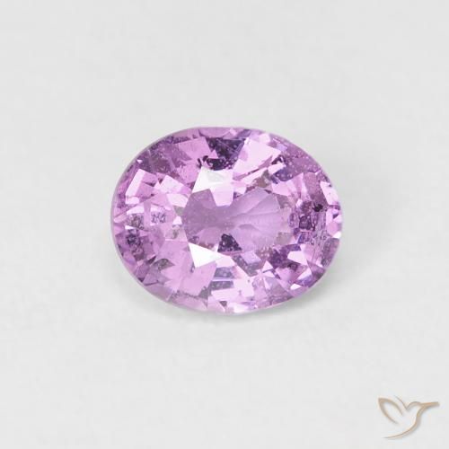 0.64ct طبيعي أرجوانى بنفسجى زفير, بيضوي, VS-SI