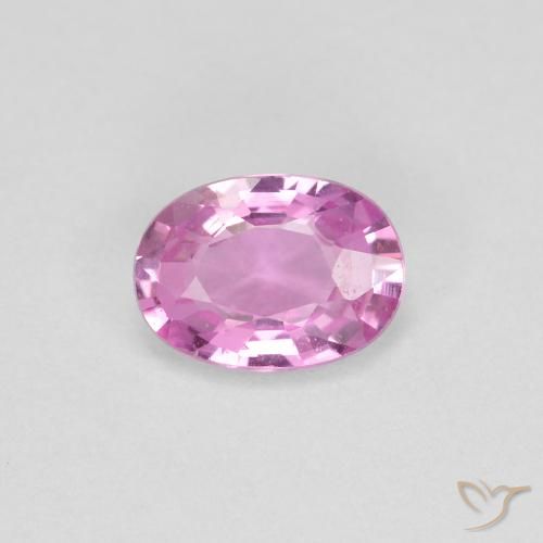 0.65ct طبيعي وردى أرجوانى ملكى فاتح زفير, بيضوي, VVS