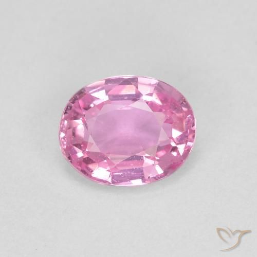 0.41ct طبيعي وردى أرجوانى ملكى فاتح جدا زفير, بيضوي, VVS-VS