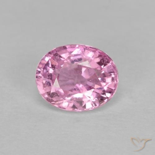 0.53ct طبيعي وردى أرجوانى ملكى فاتح جدا زفير, بيضوي, VS-SI