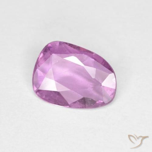 0.83ct طبيعي وردى أرجوانى ملكى فاتح جدا زفير, فانسى, قليلا جدا