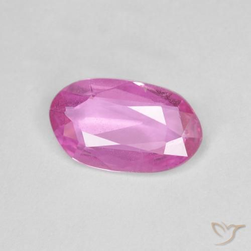 0.87ct طبيعي وردى غامق زفير, فانسى, قليلا جدا