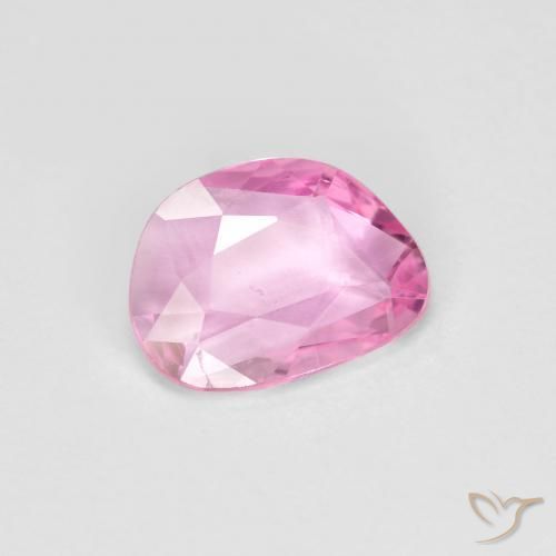 0.58ct طبيعي وردى غامق زفير, فانسى, VVS-VS