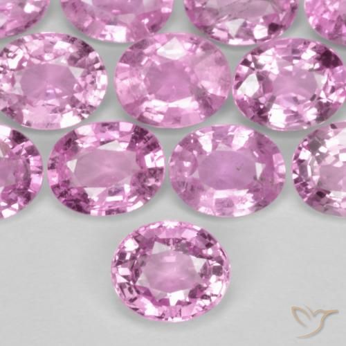 0.39ct طبيعي وردى أرجوانى ملكى فاتح زفير, بيضوي, قليلا جدا