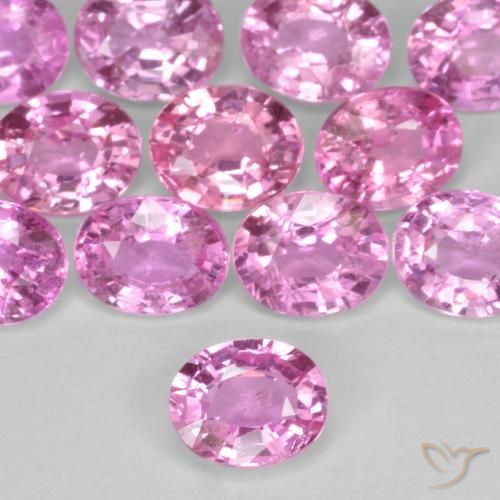 0.40ct طبيعي وردى غامق زفير, بيضوي, قليلا جدا